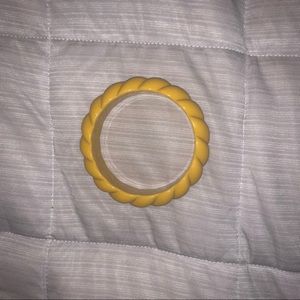 yellow unique vintage bangle
